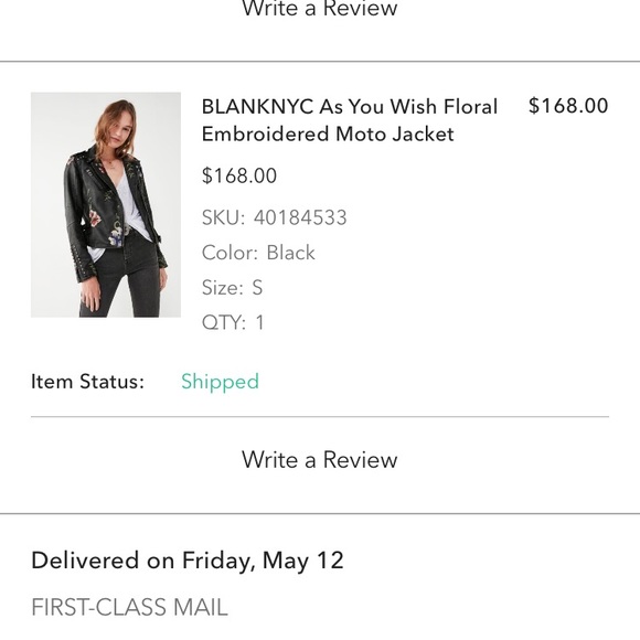 Urban outfitters leather jacket - Picture 4 of 5